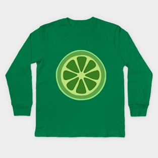 Lime Kids Long Sleeve T-Shirt